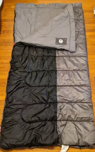 Coleman Biscayne Big & Tall 81 x 39 Model 2000004451 40° Sleeping Bag FREE SHIP