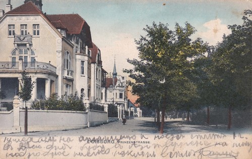 alte AK Duisburg, Prinzenstraße 1905