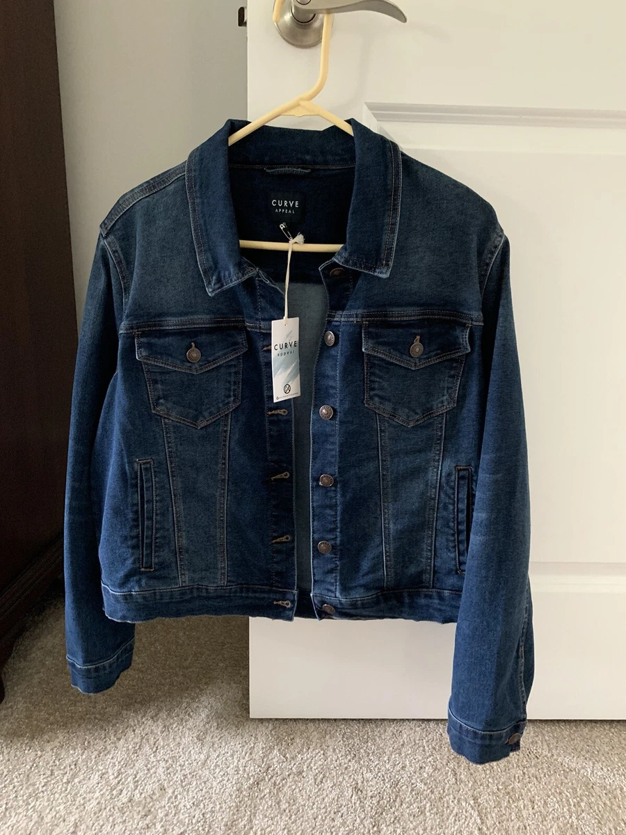 Denim jacket deals curve