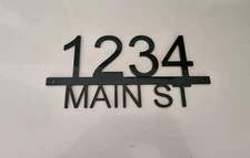 Custom Modern Acrylic Address Sign