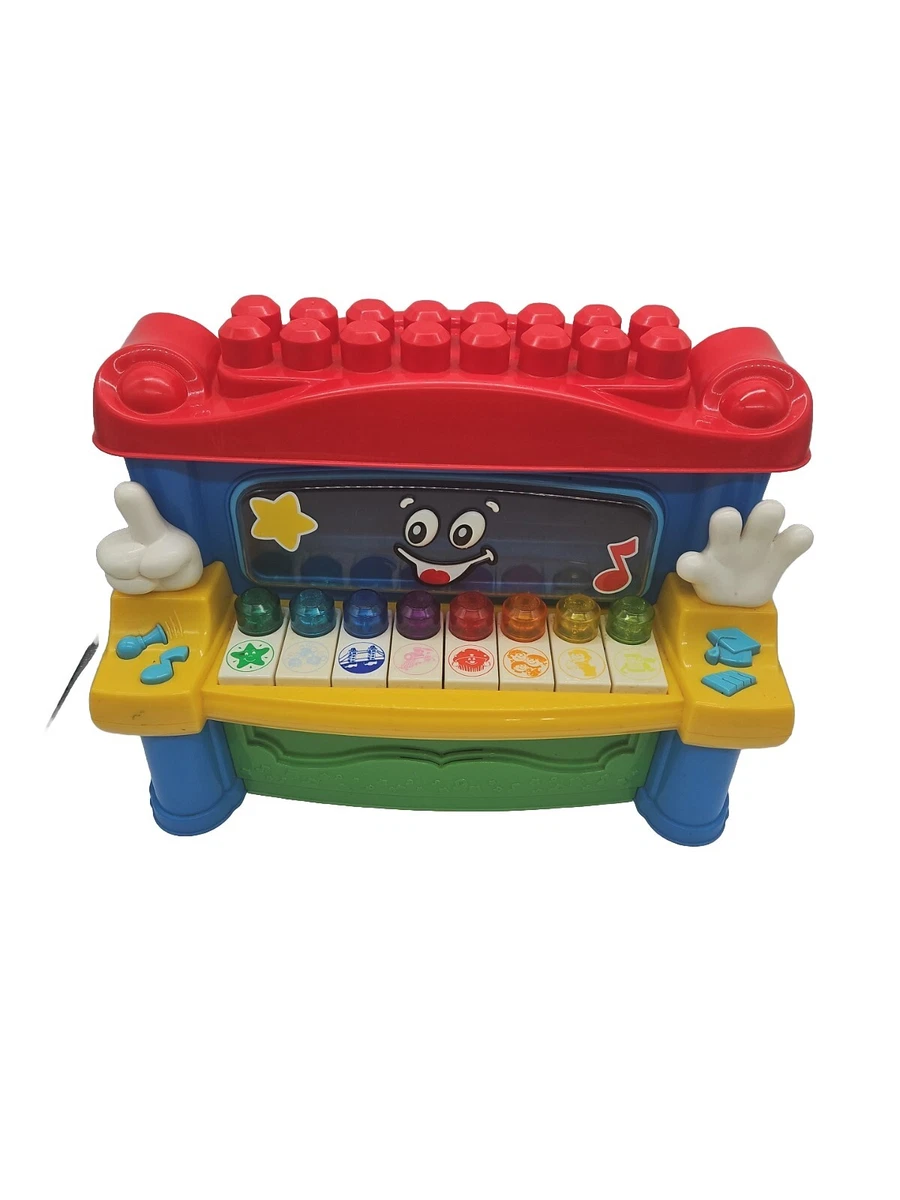 Vintage Interactive Mega Blocks Mr. Piano Learn To Play Music Talking Bloks