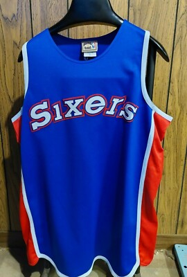 Philadelphia 76ers jersey Hardwood Classics XL red white blue