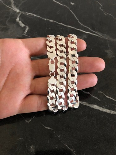 925 Sterling Silver Beautiful Handmade Jewelry Unique Chain Necklace Size-16-30" - Picture 2 of 6