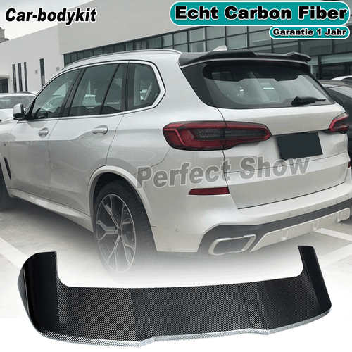 Spoiler posteriore in carbonio spoiler tetto ala labbro spoiler adatto per BMW X5 G05 2019-21 - Foto 1 di 12