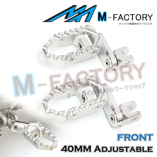 Fit GSX1250FA GSF 650 S Bandit 40mm Adjustable Front Rider Cruise Foot Pegs - Picture 15 of 15