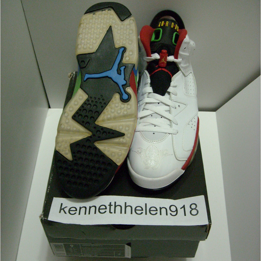 NEW 2008 NIKE AIR JORDAN OLYMPIC 6 VI WHITE VARSITY RED