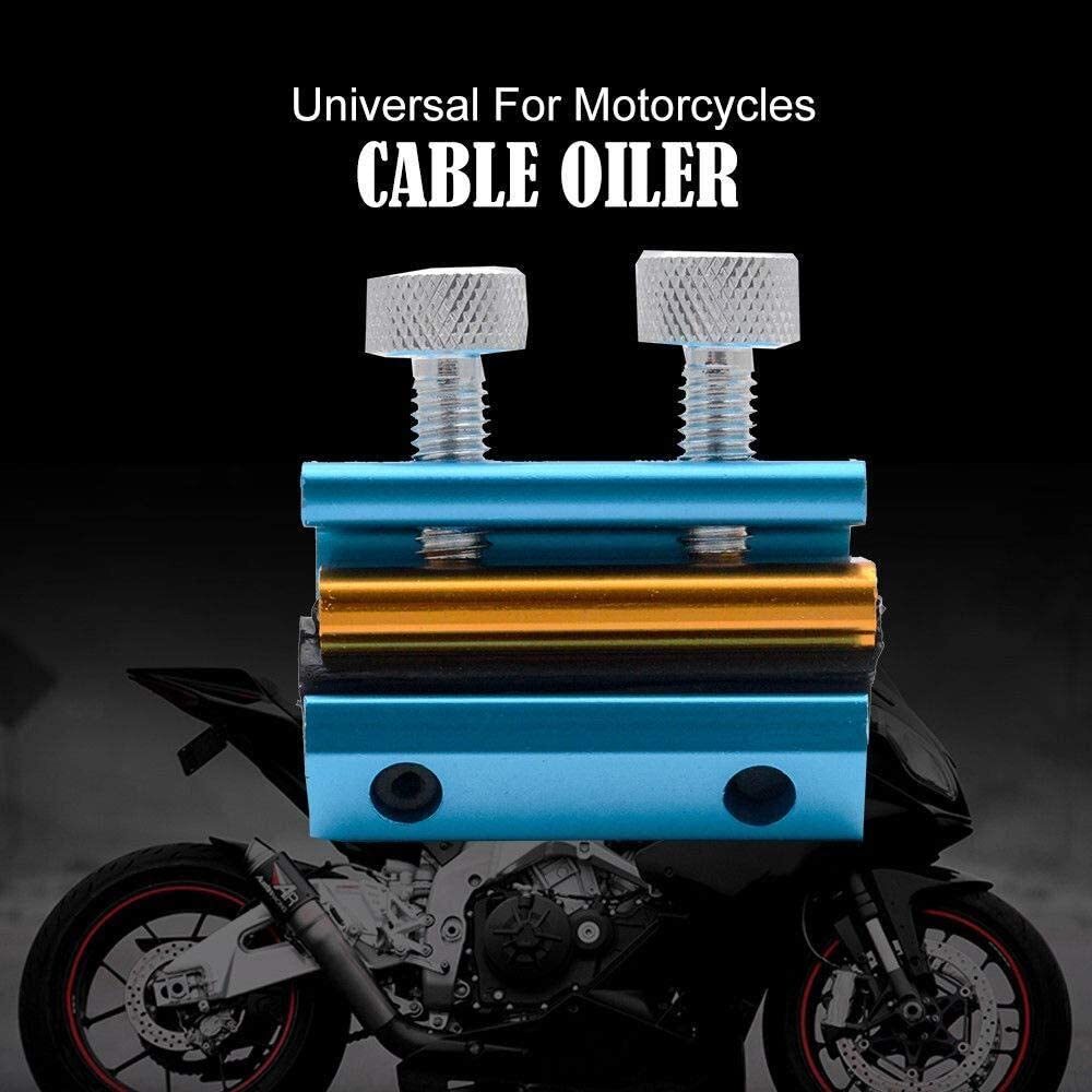 Dual Cable Oiler Lubricator Universal Cable Oiler for Motorcycle Bike