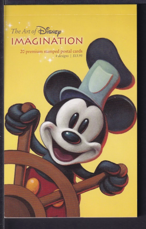 2008 Art of Walt Disney Imagination 27c Sc UX538a mint booklet 20 postal cards - Image 3 of 4