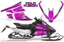 ARCTIC CAT F SERIES SNOWMOBILE GRAPHICS KIT CREATORX DECALS COLD FUSION PINK