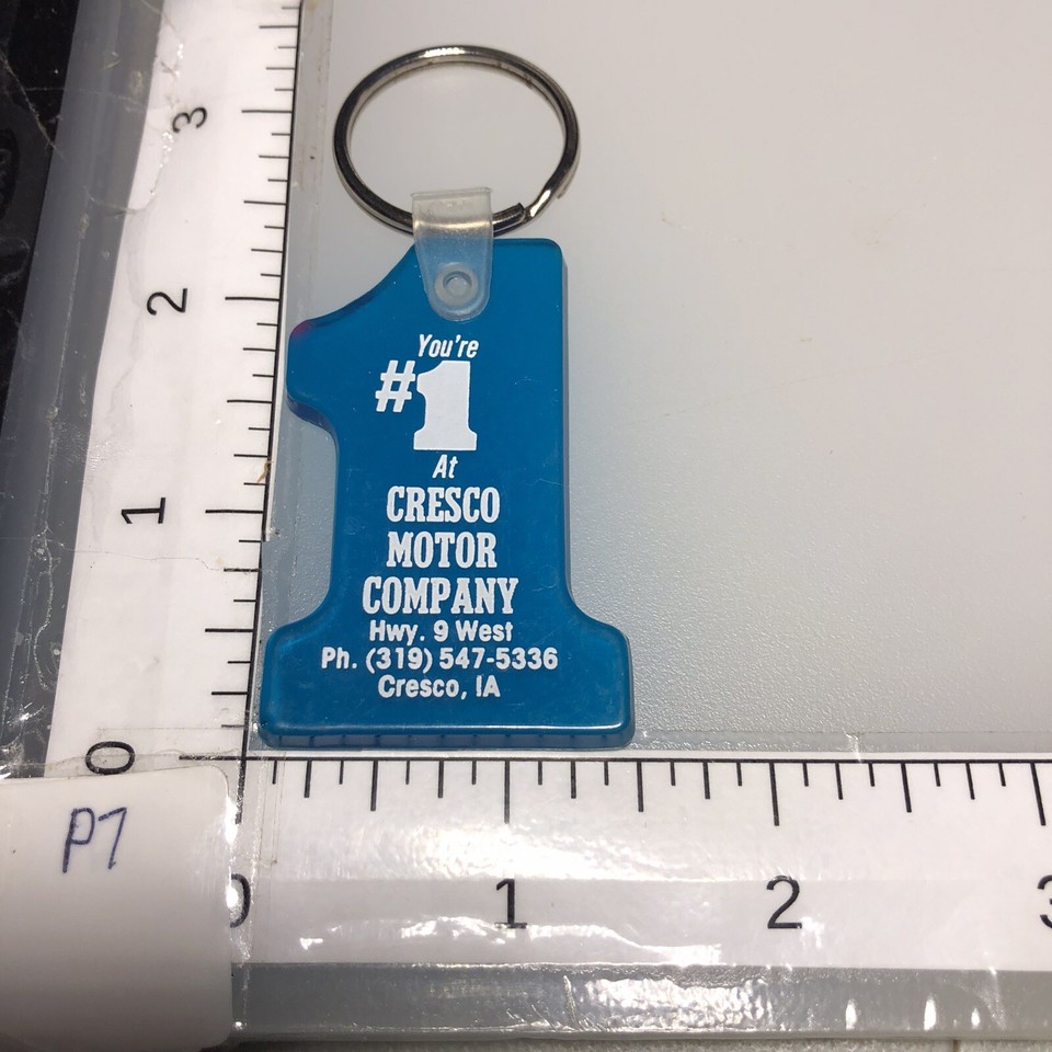 Cresco IA Motor Company Auto Car Dealer Dealership Iowa Keychain Key Ring Chain eBay