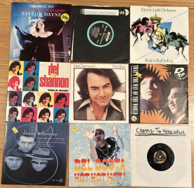 Job Lot X9 7  Vinyl Records.