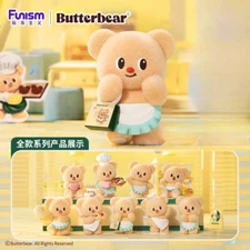 FUNISM- Butter Bear Butterbear Business Day Series Blind Box Figure Flocking Toy