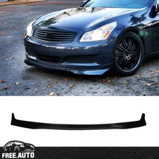 Front Bumper Lip Spoiler Splitter Fit 07-08 Infiniti G35 09 G37 Sedan 4Dr EVO PU