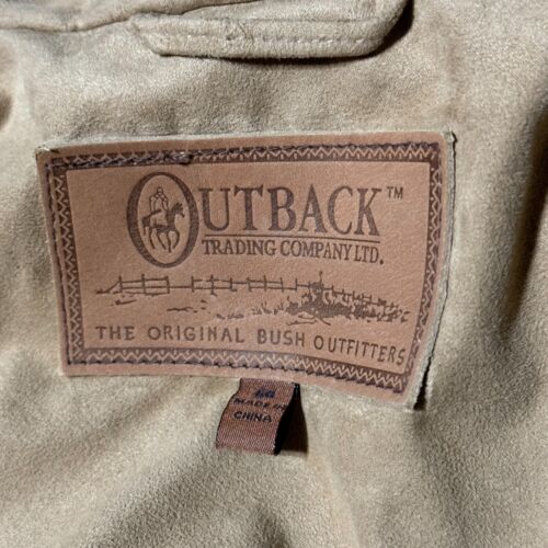 Outback Trading Company Brown Beige Size Large Zip Up Button Jacket Outdoors - Picture 2 of 16