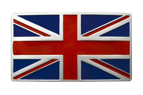FL104 UK Herren Emaille Union Jack England britische Flagge Gürtelschnalle passt 1,5" - Bild 2 von 4