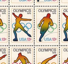 SCOTT 1695-98  OLYMPIC GAMES 13 CENT   M NH FULL SHEET OF 50