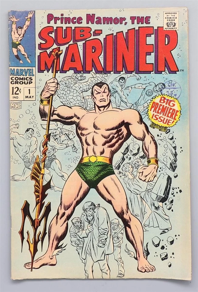 Prince Namor the Sub-Mariner #1 Superhelden Comic Heft Marvel englisch 1968 - Bild 1 von 4