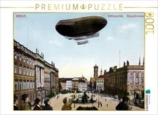 CALVENDO Puzzle Berliner Schlossplatz mit Parseval-Luftschiff 1909  1000 Teile