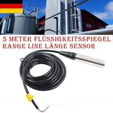 0-5M F&uuml;llstandssensor Pegelsensor Drucksensor Wasserstandsensor 4-20mA DHL