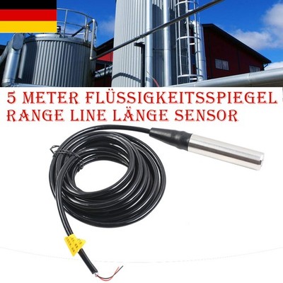 0-5M Füllstandssensor Pegelsensor Drucksensor Wasserstandsensor 4-20mA DHL
