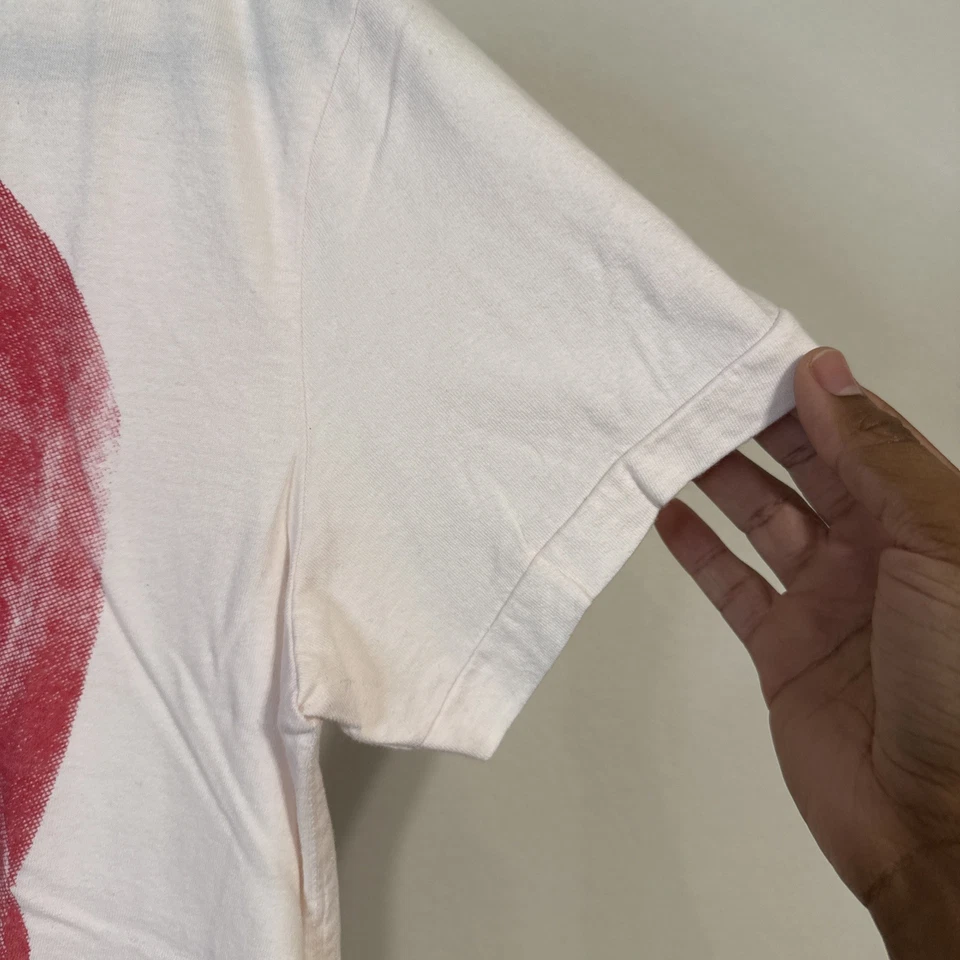 Rare Rogues Red Gallery Excavation Skull V-Neck Tee 100% Cotton Size MED - Image 3 of 4