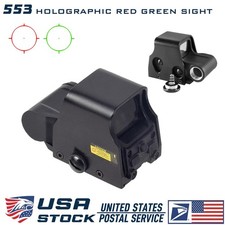 553 Holographic Red Green Dot Reflex Sight Scope Tactical Hunting 20mm Rail