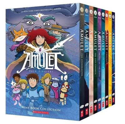 Amulet Book #1ー#9　全巻セット　1-9巻 Amulet #1-9 Box Set by Kazu Kibuishi NEW Paperback Boxset | eBay