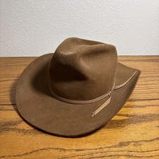 Vtg Polo Western Ralph Lauren Brown Felt Cowboy Hat USA Jerry Magnin