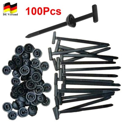100 Stk Nylon Universal Cable Tie Buckle, Heavy Duty Self Locking Nylon Zip Ties