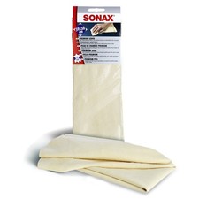 SONAX PREMIUMLEDER LEDER NATURLEDER AUTOPFLEGE TUCH FENSTERLEDER TROCKENTUCH