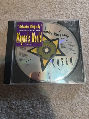 QUEEN - Bohemian Rhapsody 1 Track DJ PROMO CD! RARE! Wayne's World PRCD-10145-2
