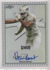 2020 Leaf Metal US Army All-American Bowl AAB Etch 39/50 Devin Grant Auto 8gd
