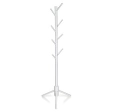 Milliard Niños Perchero Árbol Perchero Madera Blanco Estante Organizador Muebles