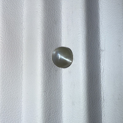 Auth 1.14CT Green-Gray 100%NATURAL CHRYSOBERYL CATS-EYE SRILANKA OVAL GEMSTONE!