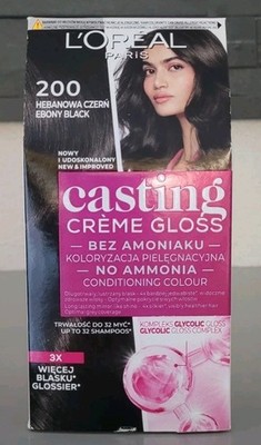 L'ORÉAL PARIS Casting Creme Gloss 200 Schwarzbraun Ebony Black Intensivtönung 