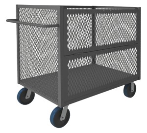 Durham 3STDGEX30488PU, 3 Sided Mesh Truck w/ Drop Gate, 30.5'' x 54.5'' x 47.06''