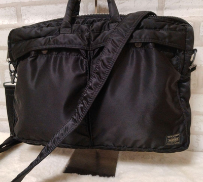 #ad PORTER Yoshida Tanker 2WAY Briefcase Shoulder Bag Business Bag Black Japan $189.99