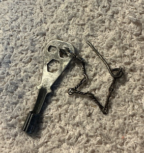 SVEA MAX Sievert Optimus Stove 123 control key tool w/ chain