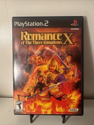 Romance of the Three Kingdoms X (Sony PlayStation 2, 2005) CIB W/Registration 
