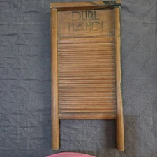 Washboard No. 2133W VTG 1940s World War II Era Dubl Handi Completely Wooden