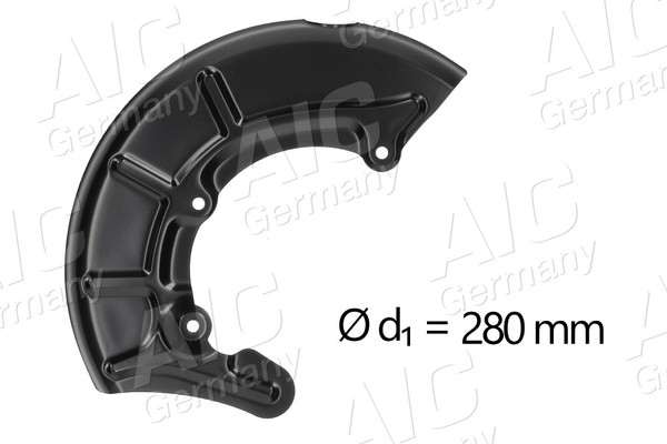 Spritzblech Ankerblech Vorderachse Links FÜR VW Golf III (1H1) - AIC 71370-image