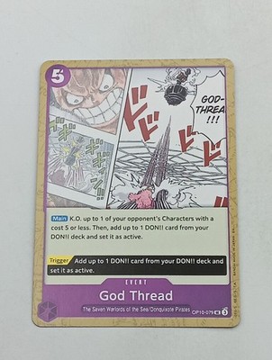 One Piece TCG Einzelkarte God Thread Englisch NM