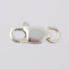 New Lobster Claw Clasp - Sterling Silver Jewelry Findings Making Repair Crafting