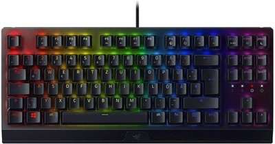 Razer Blackwidow V3 Tenkeyless Gaming-Tastatur - Schwarz, QWERTZ Verp. geöffnet