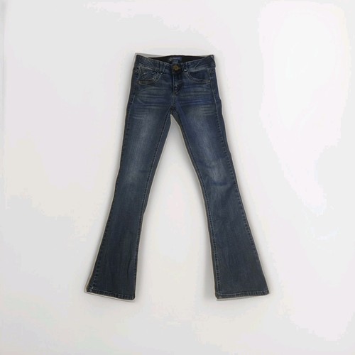 Democracy Women's Jeans Sz 2 AB Solution Itty Bitty Mid Rise Boot 26x30