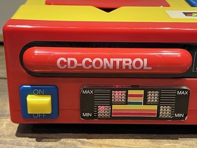 Vintage KCD Navystar Lazer Disc Music Player CD Kids Toy 63298-A