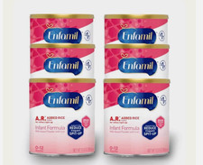 6 Enfamil A.R. Infant Powder Formula, For Reflux Frequent Spit-Up, 12.9 oz can