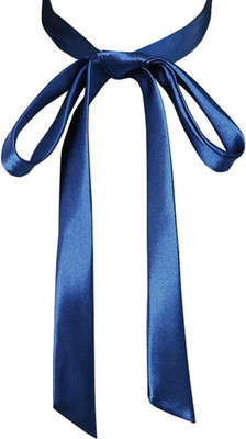 Bow Tie for Women, Satin Ribbon Girls Self-tie Bowtie for Uniform, School, Weddi