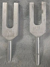 Lot of 2 KSI K Band Police Radar Tuning Forks 44 And 80 MPH Tuner Aluminum