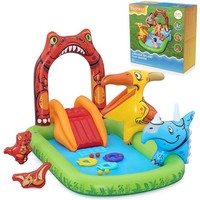 6941607352168 Plac Zabaw Dmuchany Jurassic 241 X 140 X 137 Cm Bestway 53160 Best